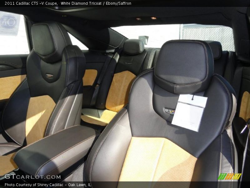  2011 CTS -V Coupe Ebony/Saffron Interior