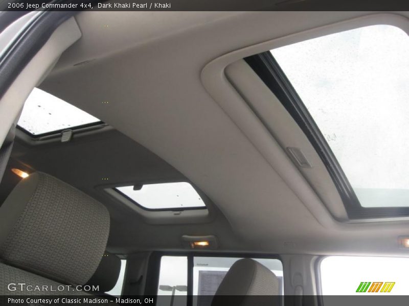 Dark Khaki Pearl / Khaki 2006 Jeep Commander 4x4