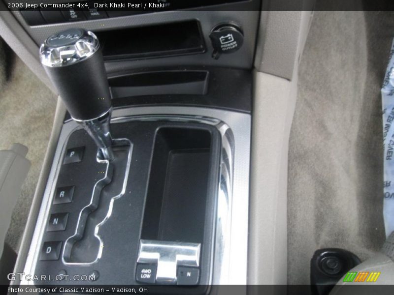 Dark Khaki Pearl / Khaki 2006 Jeep Commander 4x4