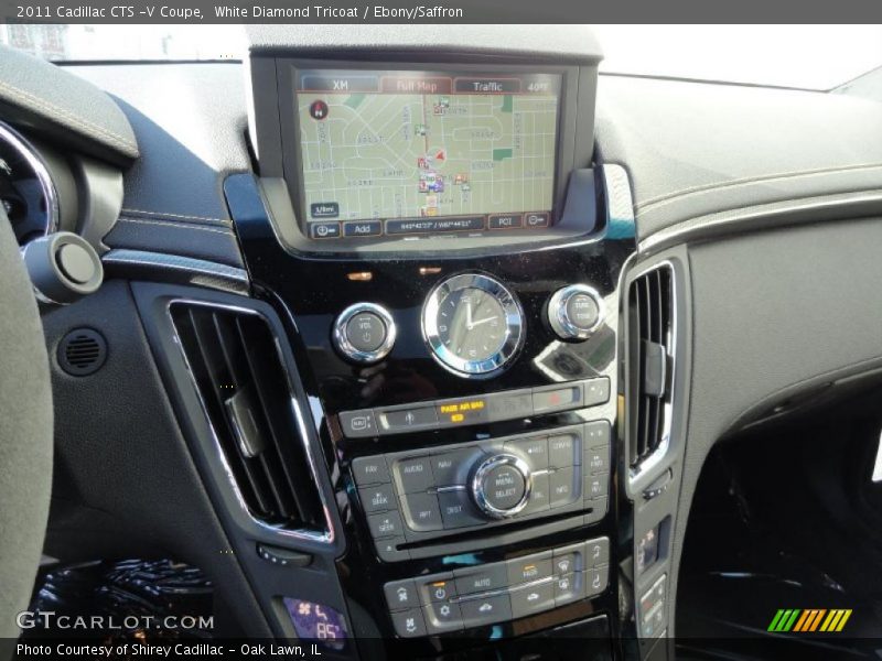 Controls of 2011 CTS -V Coupe