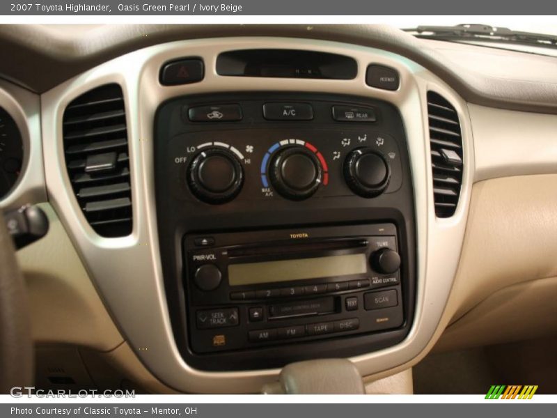 Oasis Green Pearl / Ivory Beige 2007 Toyota Highlander
