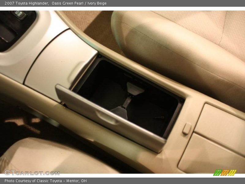 Oasis Green Pearl / Ivory Beige 2007 Toyota Highlander