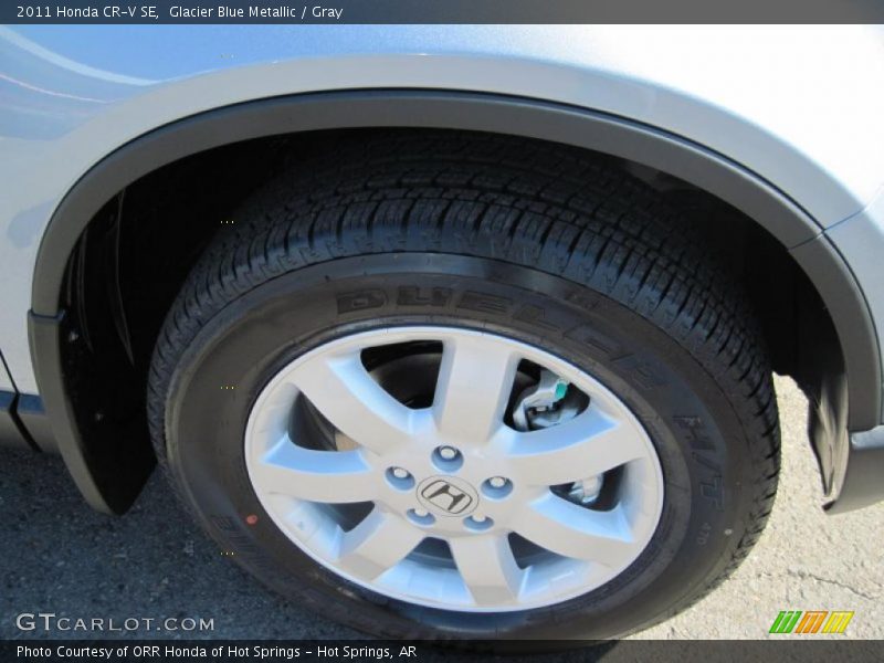 Glacier Blue Metallic / Gray 2011 Honda CR-V SE