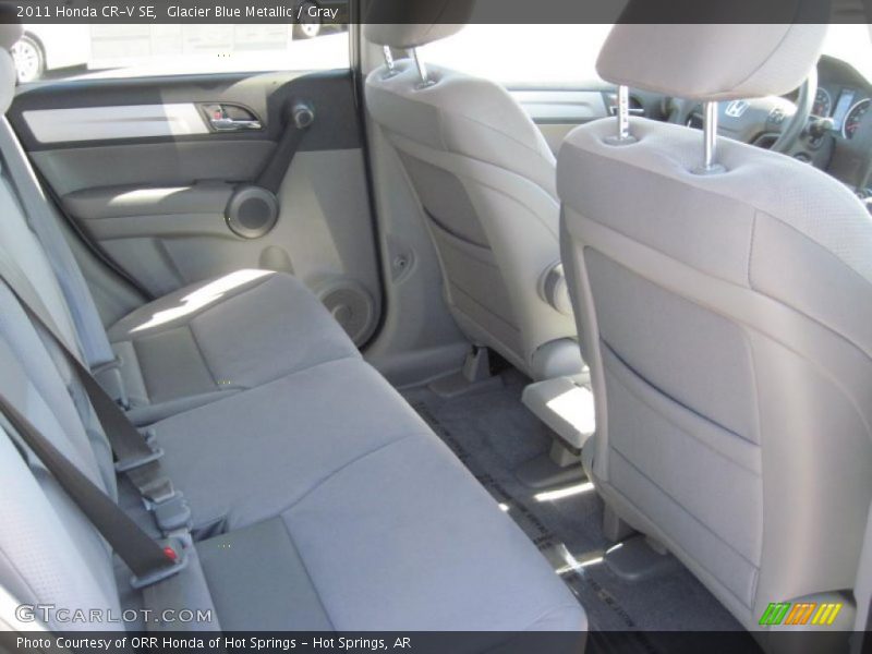 Glacier Blue Metallic / Gray 2011 Honda CR-V SE