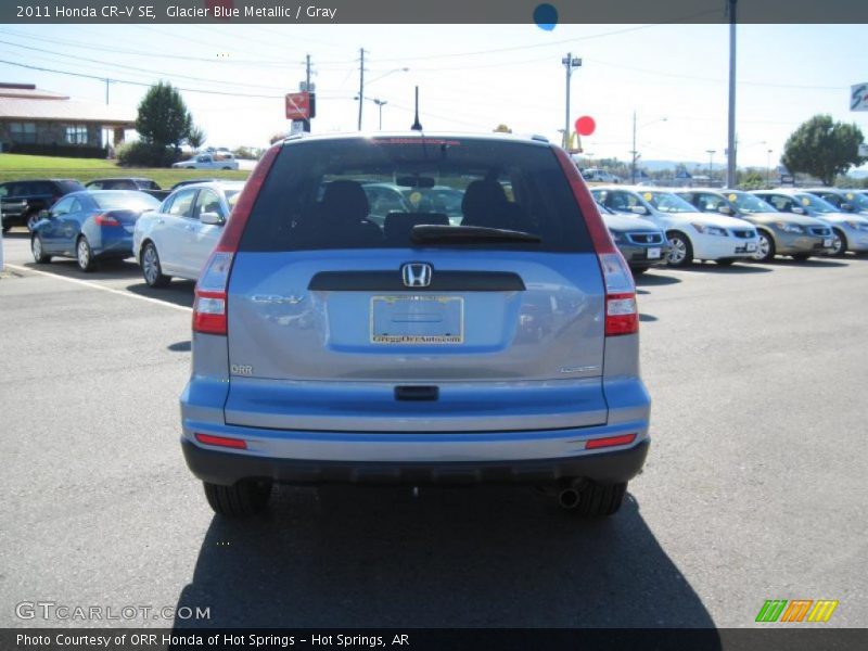 Glacier Blue Metallic / Gray 2011 Honda CR-V SE