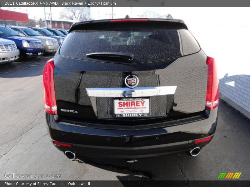 Black Raven / Ebony/Titanium 2011 Cadillac SRX 4 V6 AWD