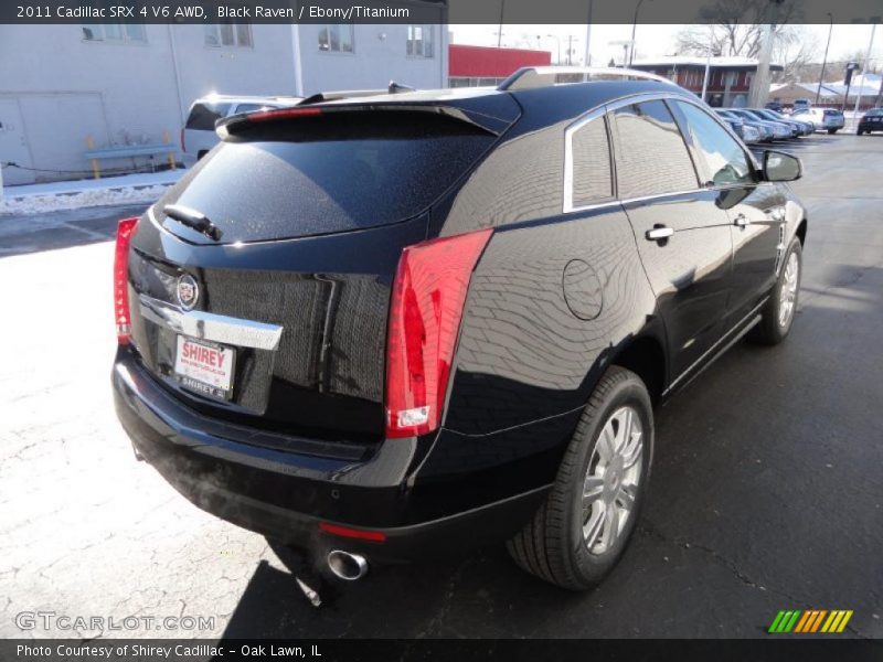 Black Raven / Ebony/Titanium 2011 Cadillac SRX 4 V6 AWD