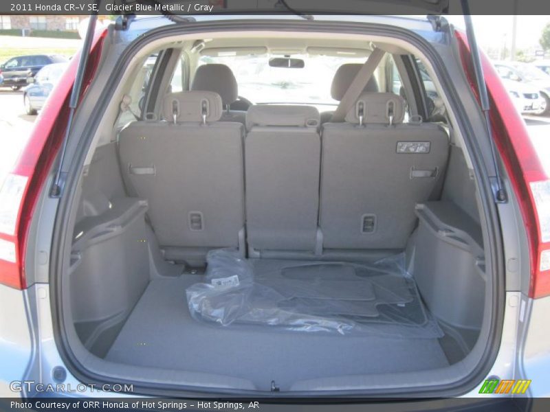 Glacier Blue Metallic / Gray 2011 Honda CR-V SE