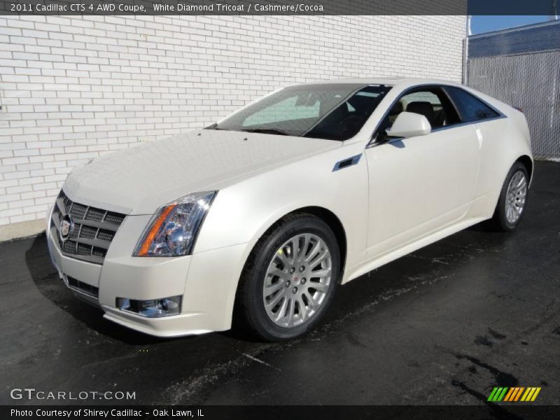 Front 3/4 View of 2011 CTS 4 AWD Coupe