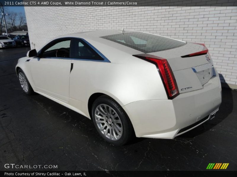  2011 CTS 4 AWD Coupe White Diamond Tricoat