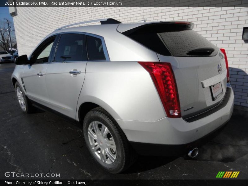 Radiant Silver Metallic / Ebony/Titanium 2011 Cadillac SRX FWD