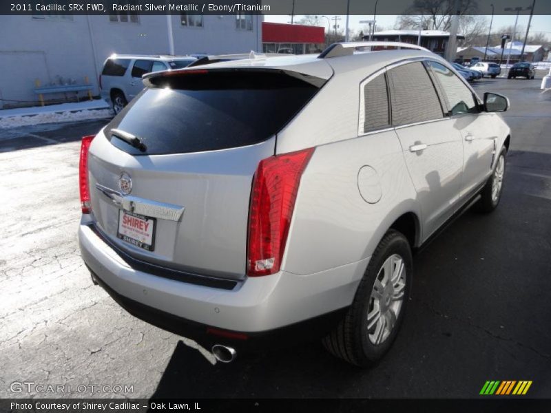 Radiant Silver Metallic / Ebony/Titanium 2011 Cadillac SRX FWD