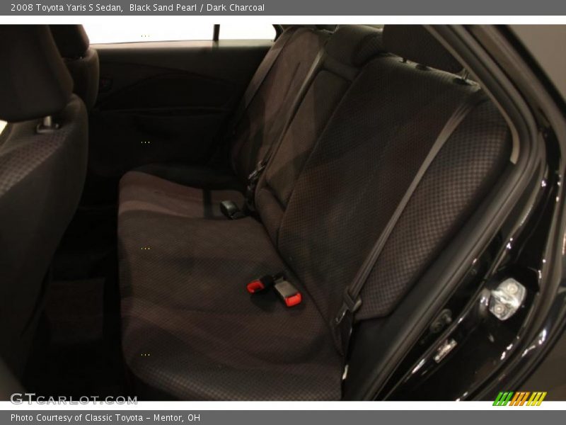 Black Sand Pearl / Dark Charcoal 2008 Toyota Yaris S Sedan