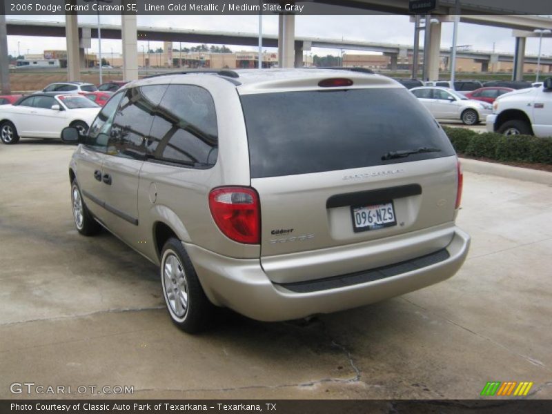 Linen Gold Metallic / Medium Slate Gray 2006 Dodge Grand Caravan SE