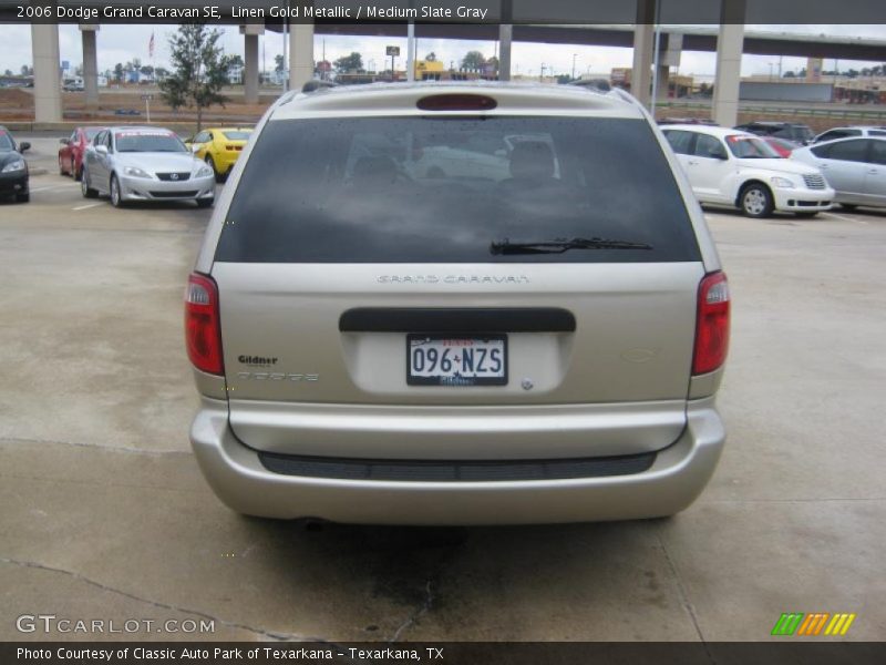 Linen Gold Metallic / Medium Slate Gray 2006 Dodge Grand Caravan SE