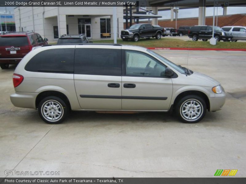 Linen Gold Metallic / Medium Slate Gray 2006 Dodge Grand Caravan SE