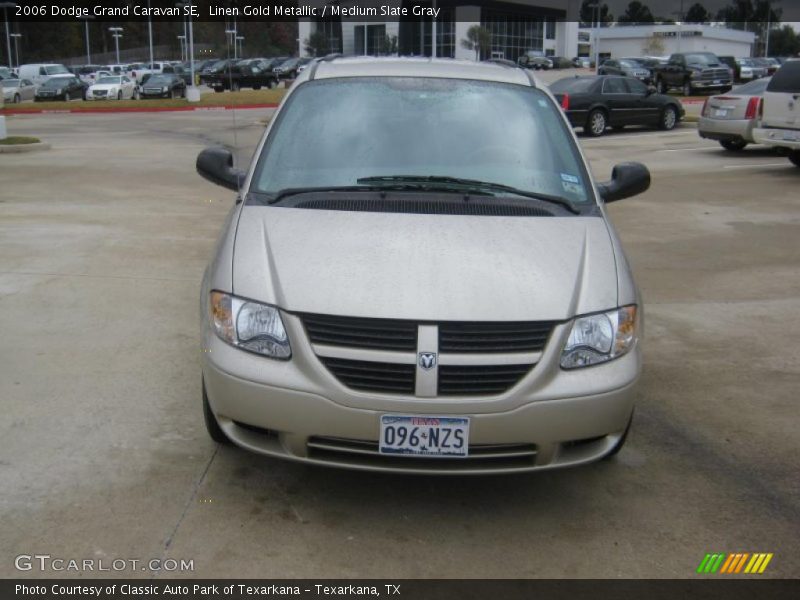 Linen Gold Metallic / Medium Slate Gray 2006 Dodge Grand Caravan SE