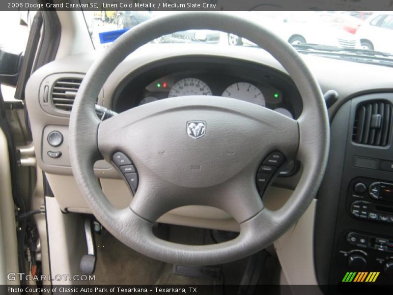 Linen Gold Metallic / Medium Slate Gray 2006 Dodge Grand Caravan SE