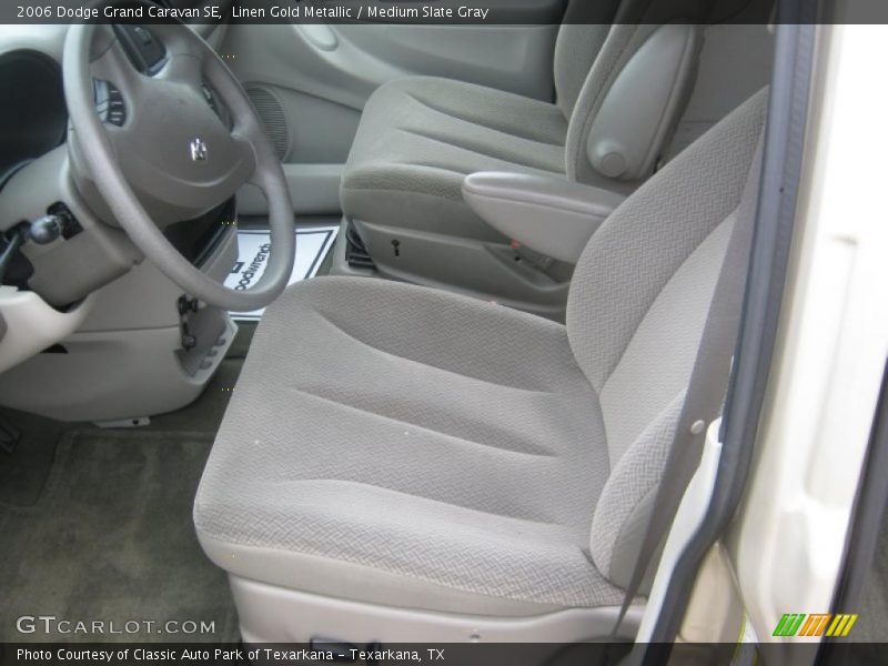 Linen Gold Metallic / Medium Slate Gray 2006 Dodge Grand Caravan SE