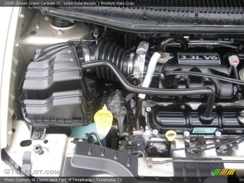 Linen Gold Metallic / Medium Slate Gray 2006 Dodge Grand Caravan SE