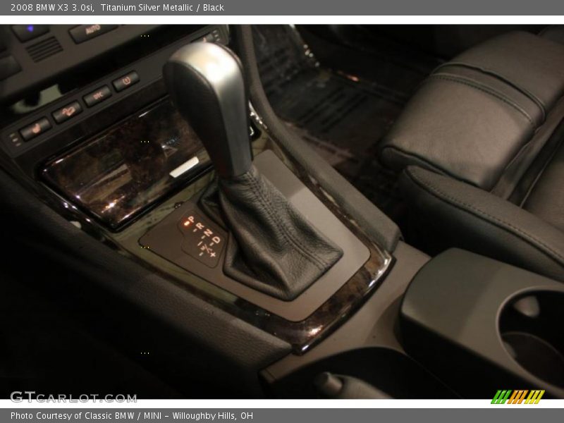 Titanium Silver Metallic / Black 2008 BMW X3 3.0si