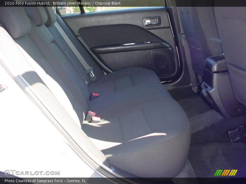 Brilliant Silver Metallic / Charcoal Black 2010 Ford Fusion Hybrid