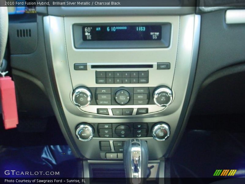 Brilliant Silver Metallic / Charcoal Black 2010 Ford Fusion Hybrid