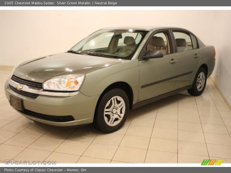 Silver Green Metallic / Neutral Beige 2005 Chevrolet Malibu Sedan