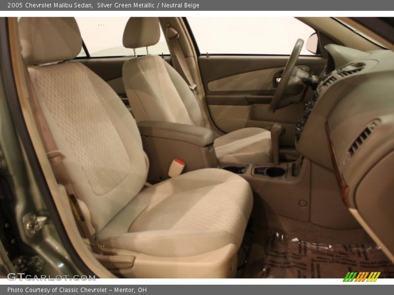 Silver Green Metallic / Neutral Beige 2005 Chevrolet Malibu Sedan