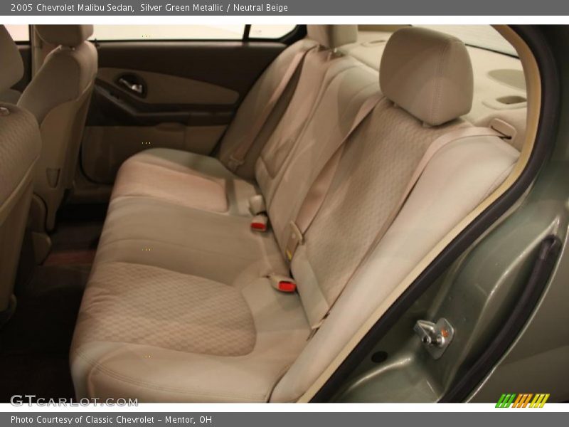 Silver Green Metallic / Neutral Beige 2005 Chevrolet Malibu Sedan