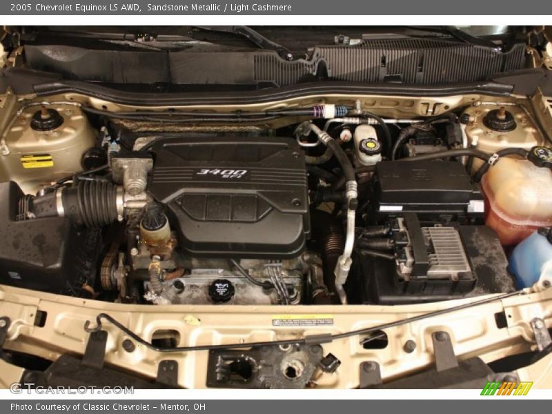 Sandstone Metallic / Light Cashmere 2005 Chevrolet Equinox LS AWD