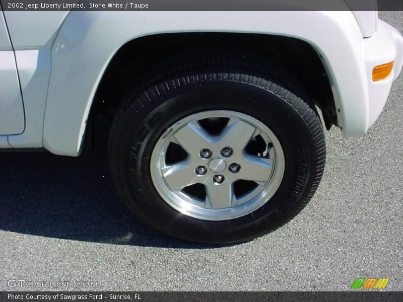 Stone White / Taupe 2002 Jeep Liberty Limited