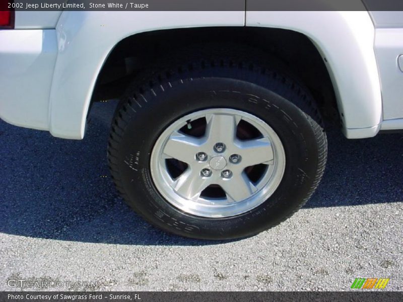 Stone White / Taupe 2002 Jeep Liberty Limited