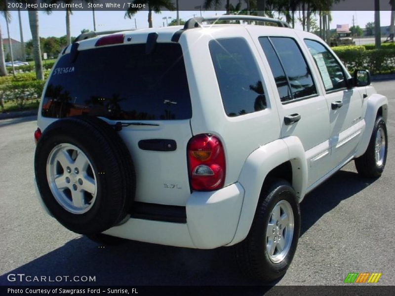 Stone White / Taupe 2002 Jeep Liberty Limited
