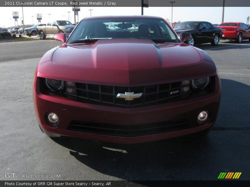 Red Jewel Metallic / Gray 2011 Chevrolet Camaro LT Coupe