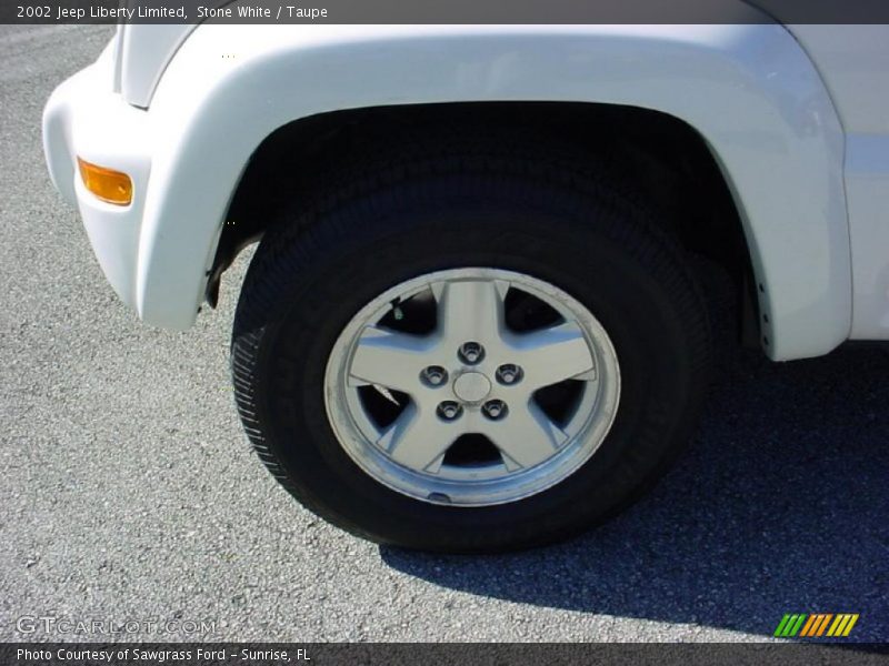 Stone White / Taupe 2002 Jeep Liberty Limited