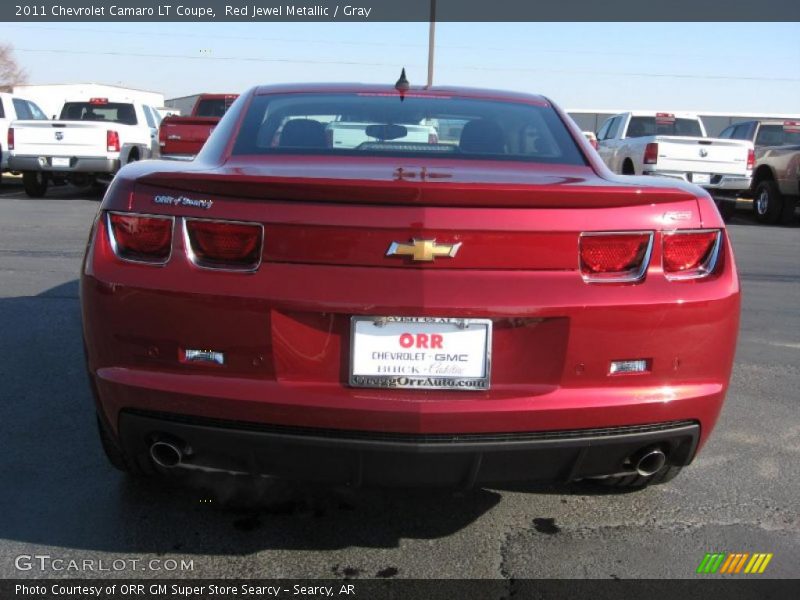 Red Jewel Metallic / Gray 2011 Chevrolet Camaro LT Coupe