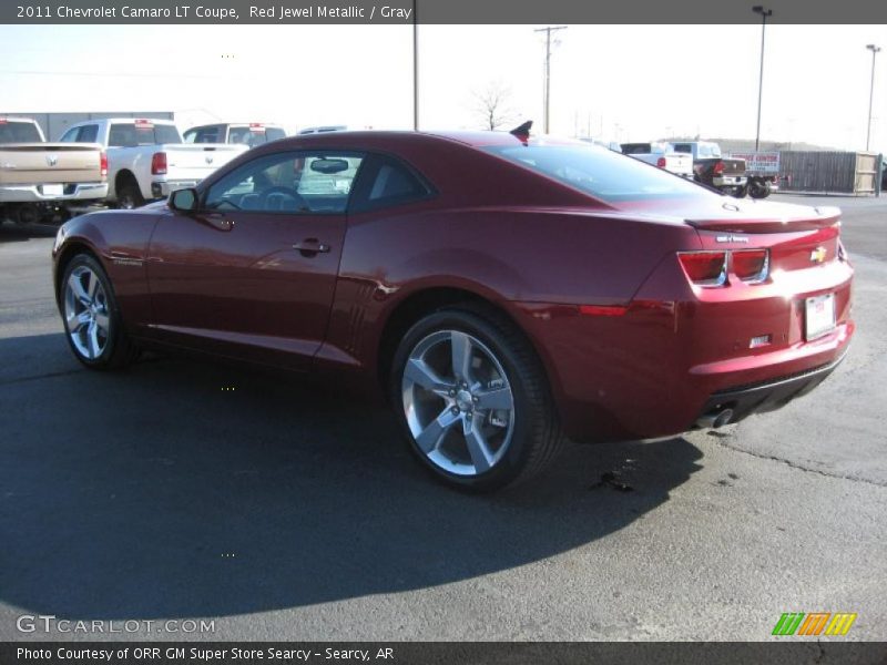 Red Jewel Metallic / Gray 2011 Chevrolet Camaro LT Coupe