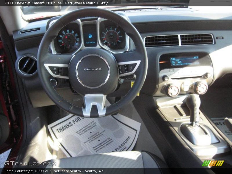 Red Jewel Metallic / Gray 2011 Chevrolet Camaro LT Coupe