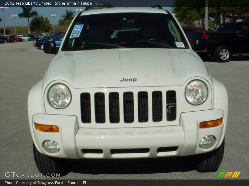 Stone White / Taupe 2002 Jeep Liberty Limited