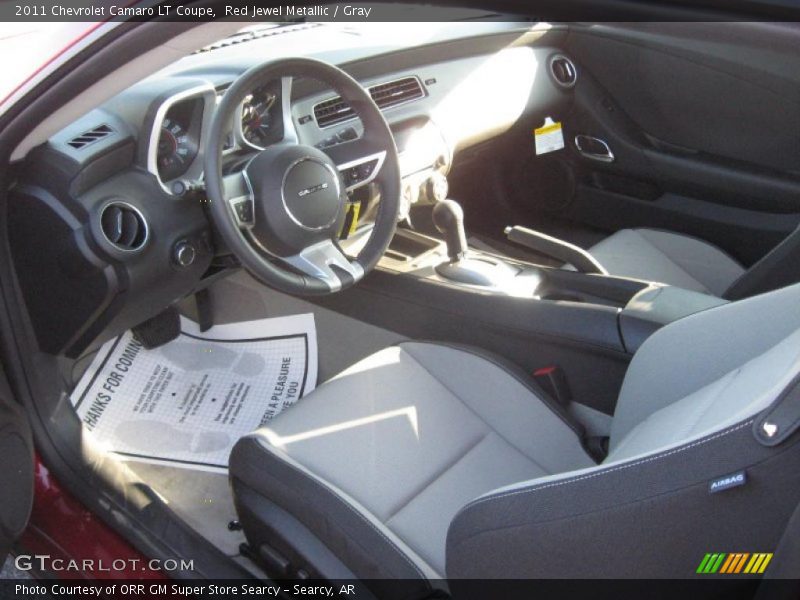 Red Jewel Metallic / Gray 2011 Chevrolet Camaro LT Coupe