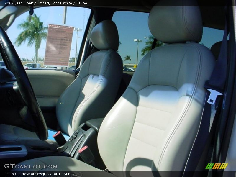 Stone White / Taupe 2002 Jeep Liberty Limited