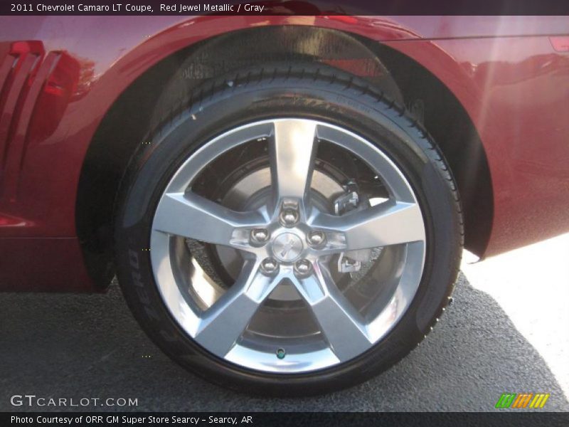 Red Jewel Metallic / Gray 2011 Chevrolet Camaro LT Coupe