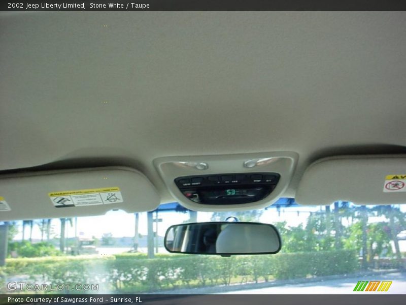 Stone White / Taupe 2002 Jeep Liberty Limited