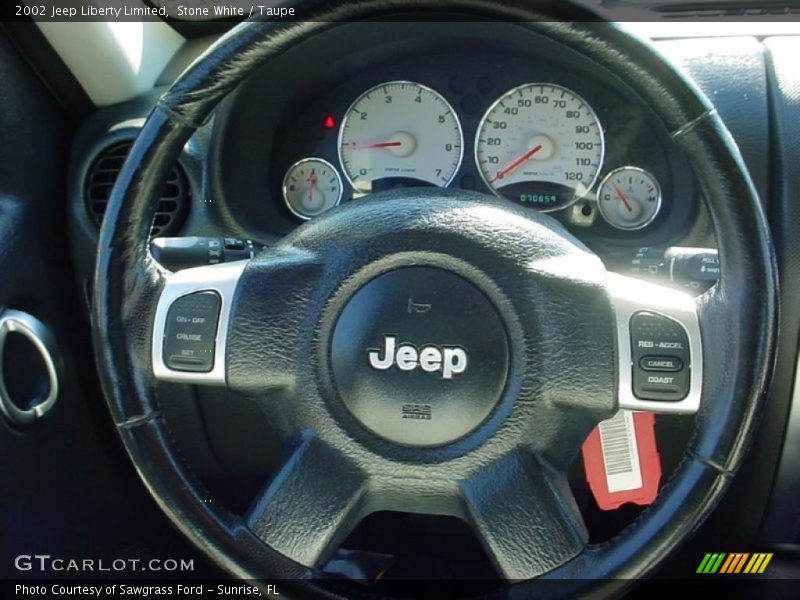 Stone White / Taupe 2002 Jeep Liberty Limited