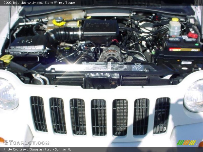 Stone White / Taupe 2002 Jeep Liberty Limited