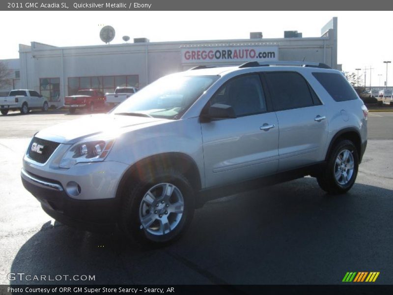 Quicksilver Metallic / Ebony 2011 GMC Acadia SL