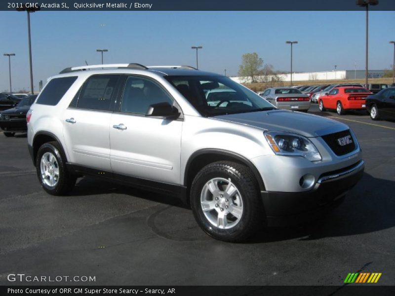 Quicksilver Metallic / Ebony 2011 GMC Acadia SL
