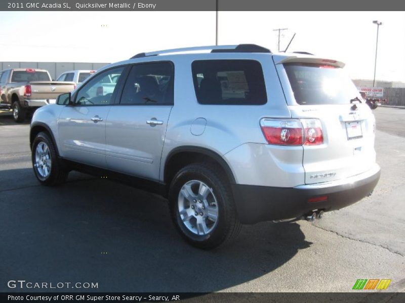 Quicksilver Metallic / Ebony 2011 GMC Acadia SL