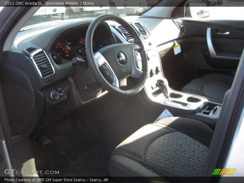 Quicksilver Metallic / Ebony 2011 GMC Acadia SL